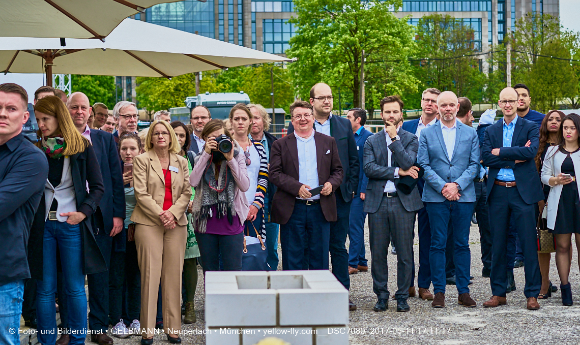 11. Mai 2017 - Grundsteinlegung für die LOGE und dem Kulturquadrat in Neuperlach
